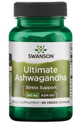 Swanson - KSM-66 - Ashwagandha Ultimate - 250mg - 60 vcaps - Nutri.se
